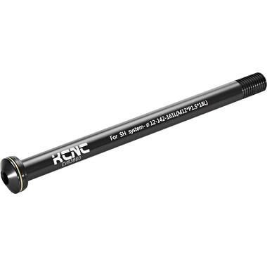 KCNC KQR08-SH 161 mm E-THRU/FOX Rear Hub Axle Black 0